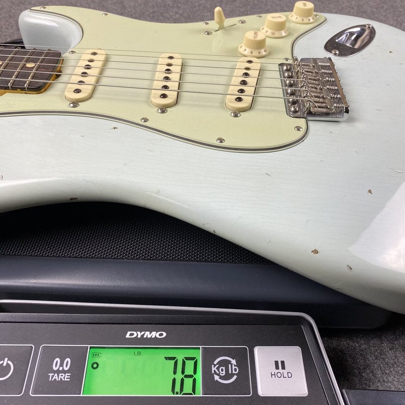 1963 Stratocaster Journeyman Relic with Closet Classic Hardware weight