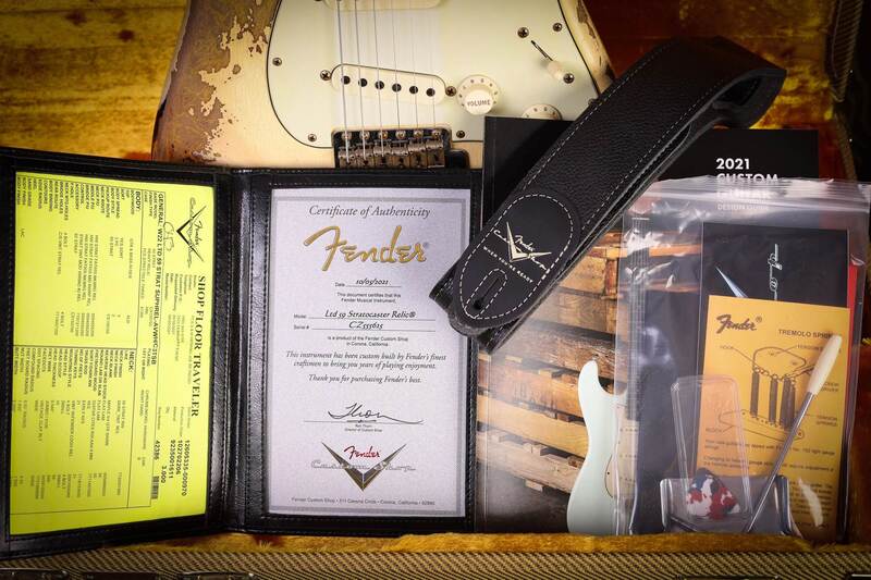 '59 Stratocaster Super Heavy Relic Certificate