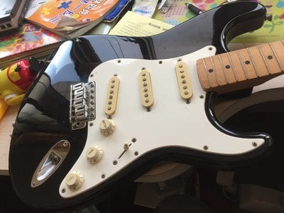 MIJ Squier Series Stratocaster body