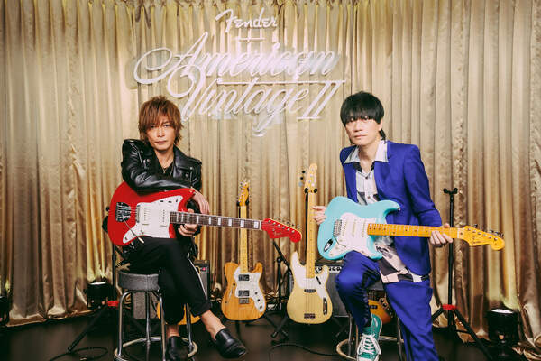 Inoran and Takashi Kato at the Japanese Fender pop-up event
