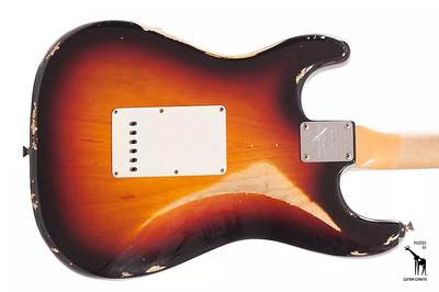 '62 Heavy Relic Stratocaster body back