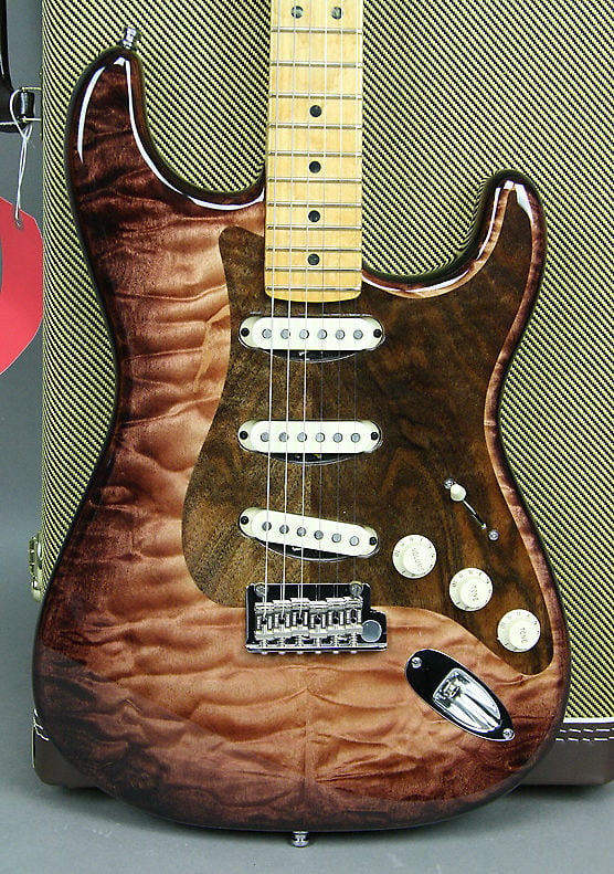 Limited Edition Fender Select Stratocaster Inlaid Pickguard Body Front