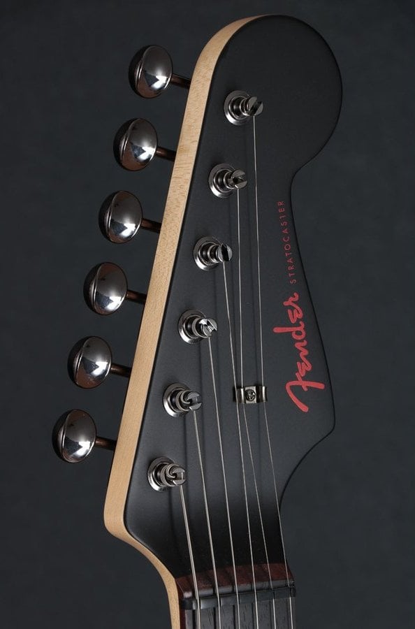 Limited Noir Stratocaster headstock