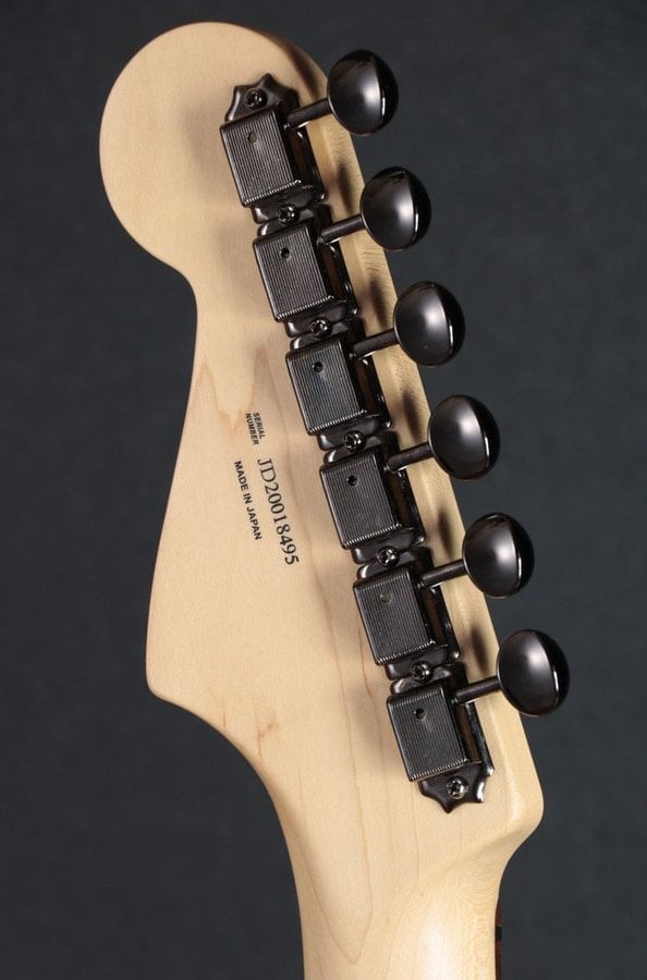 Limited Noir Stratocaster headstock back
