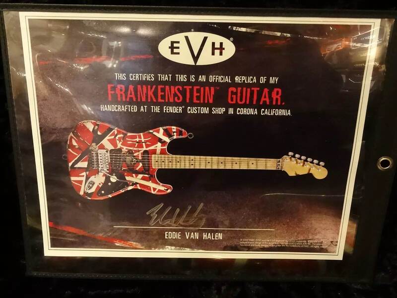 EVH Frankenstein stratocaster Case candy
