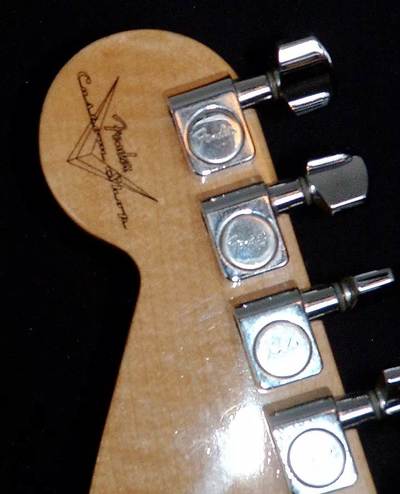 American Classic Stratocaster Tuners and Custom Shop Logo