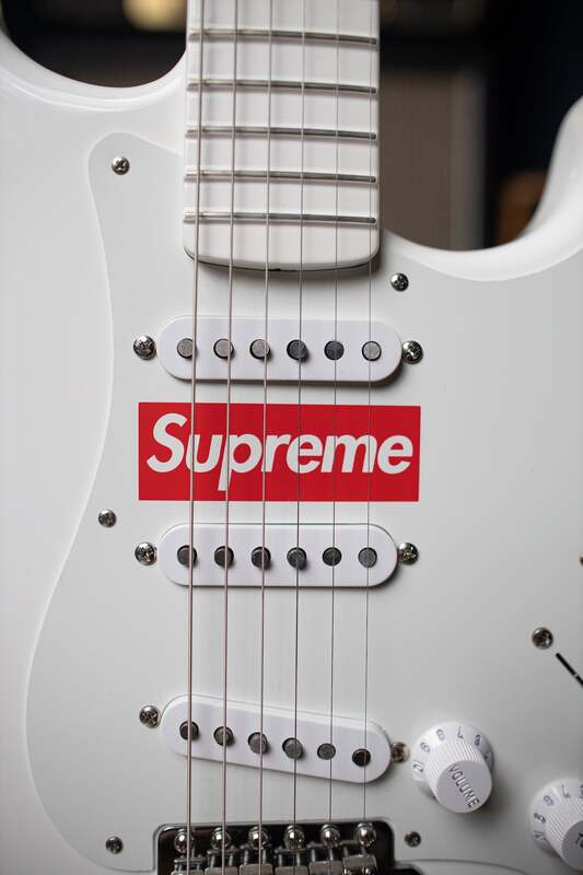 
Supreme Stratocaster Sticker