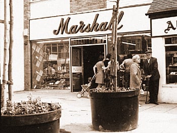 The first Jim Marshall's store, at 76 Uxbridge Road, Havwell, W7. Another shop was opened at 93 93 Uxbridge Road, Havwell, W7, in March 1963 (Photo courtesy of Marshall)