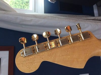 50th Anniversary Stratocaster Headstock Back