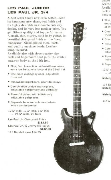 The Junior on the 1960 catalog