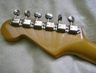 '62 Vintage Stratocaster "Squier Series" headstock back