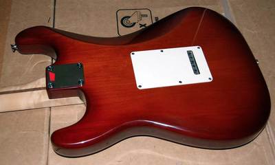 2014 Custom Deluxe Stratocaster body back