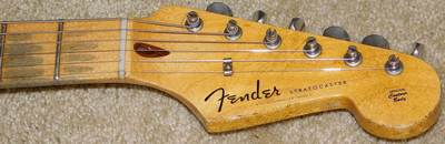Classic HBS-1 Stratocaster headstock