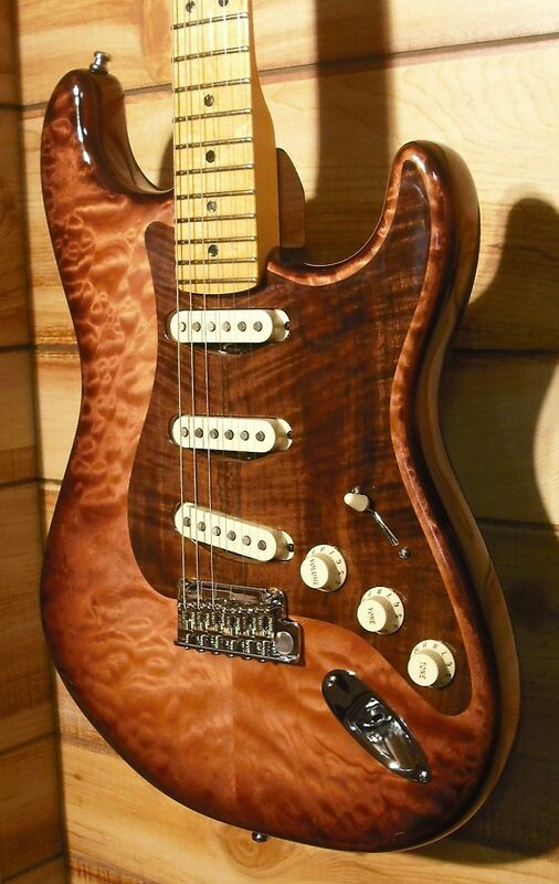 Limited Edition Fender Select Stratocaster Inlaid Pickguard Body side