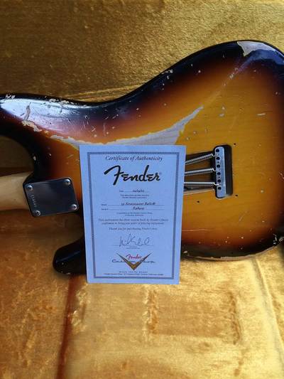 1959 Stratocaster Certificate