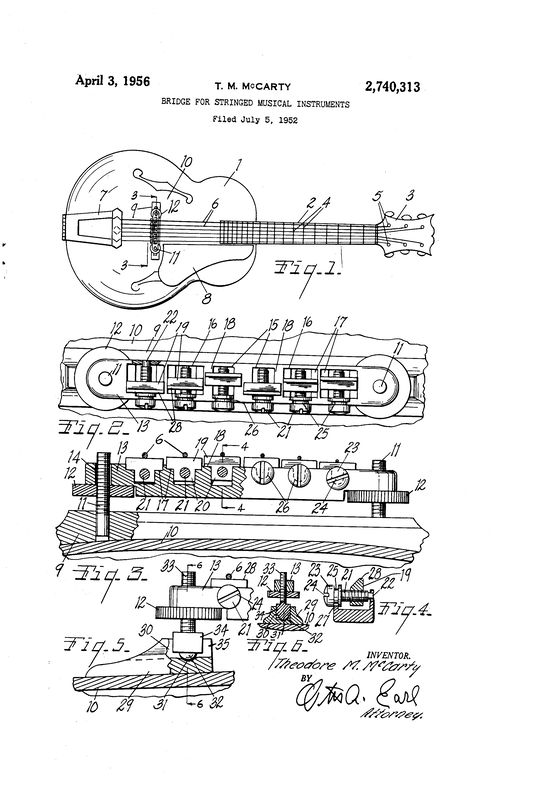 The Tune-O-Matic patent