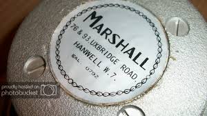 Marshall Uxbridge Road Label Speaker