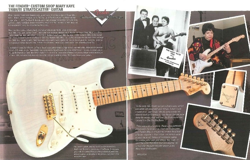 La Mary Kaye Tribute Stratocaster sul Frontline Fender del 2005