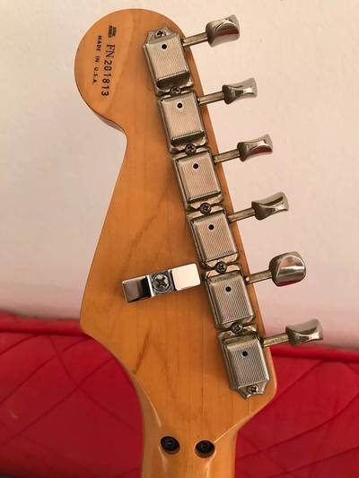Floyd Rose Classic stratocaster Headstock Back