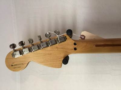 Deluxe Double Fat Strat HH Floyd Rose headstock back