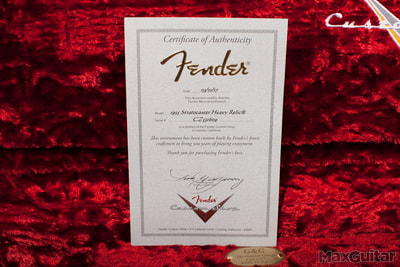 55 Stratocaster Certificate