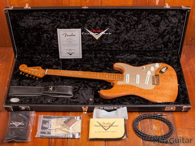 Figured Mahogany Artisan Stratocaster case