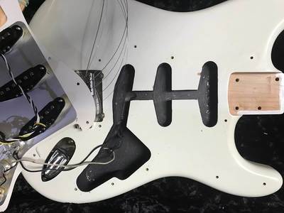 Jeff Beck stratocaster Routing