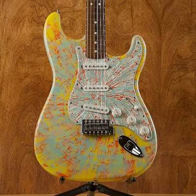 Splatter Stratocaster yellow