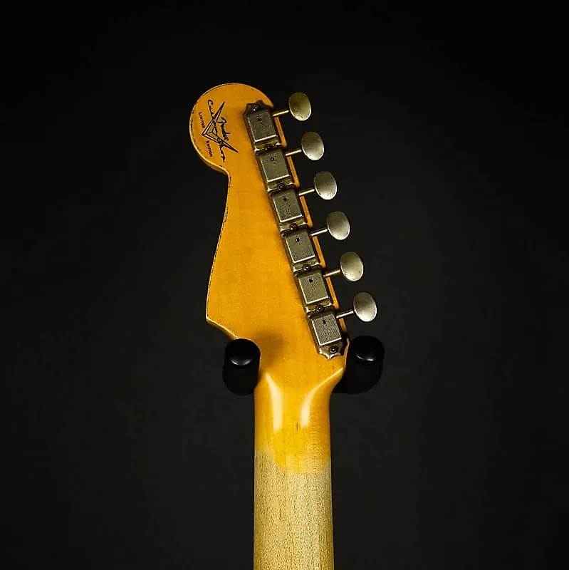 Poblano II Stratocaster Heavy Relic Headstock Back