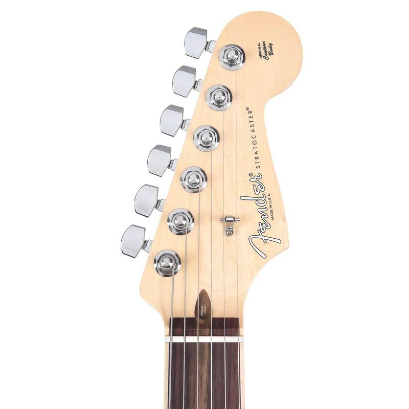 American Professional Channel Bound Stratocaster Headstock front