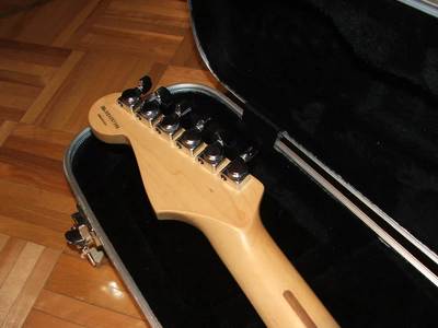 American Deluxe Stratocaster HSS Headstock Back