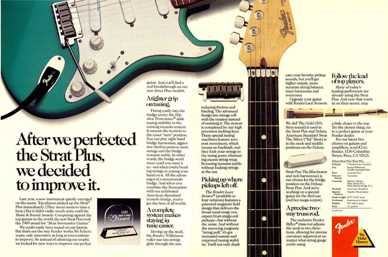 1989 Fender catalog
