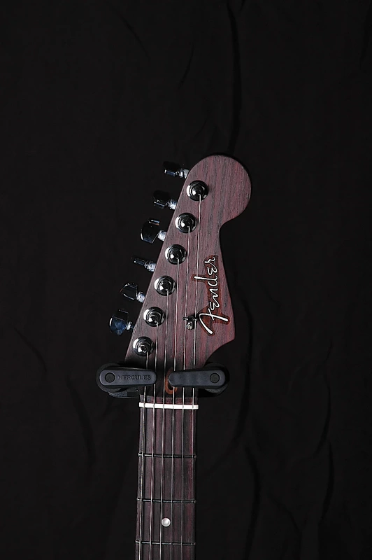 Rarities Flame Top Thinline Stratocaster Headstock front