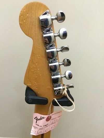 Wayne's World Stratocaster headstock back