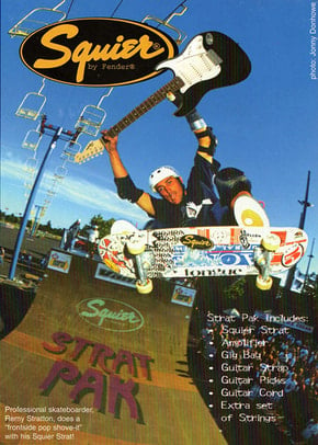 1997 Squier Pak Advertisement
