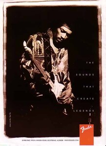 The sounds that create legends Hendrix