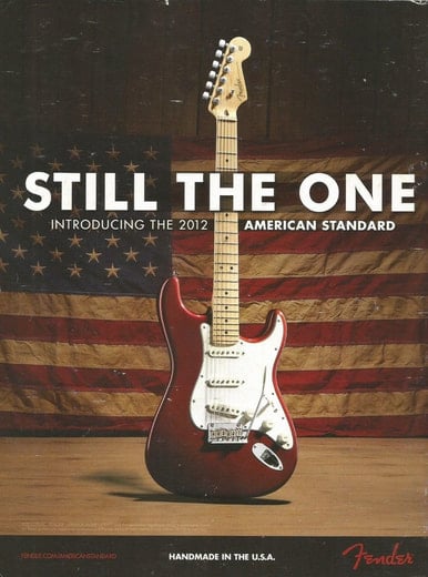 2012 - Fender American Standard Stratocaster - Still the one