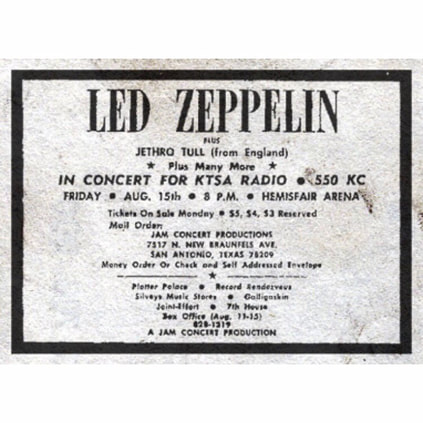Led Zeppelin Jethro Tull Woodstock