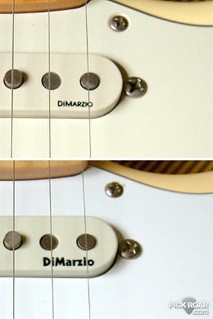 Early Second Series YJM Di Marzio pickups logo was smaller than the later one.