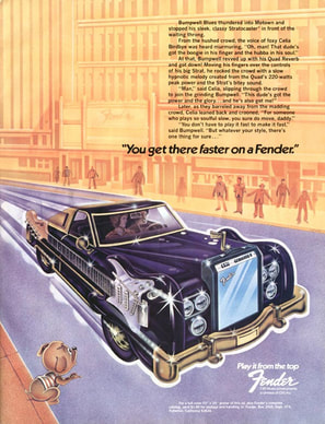 1974 - You get there faster on a Fender