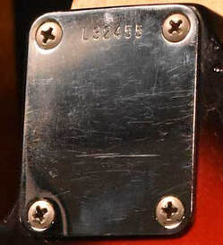 Neck plate L serial number
