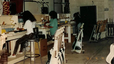 Early days of the new Ensenada factory, courtesy of Fender