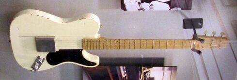 Esquire first prototype at the Fender Guitar Factory Museum