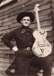 Merle Travis con la sua custom di Paul Bigsby