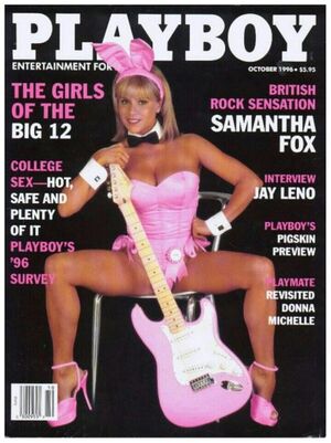 Edizione di Playboy con Samatha Fox, Ottobre 1996