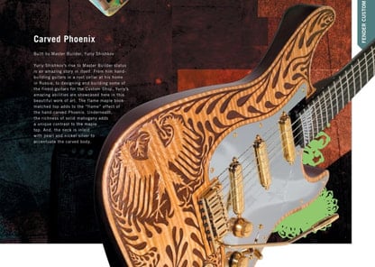 La Carved Phoenix Stratocaster dal Frontline del 2006