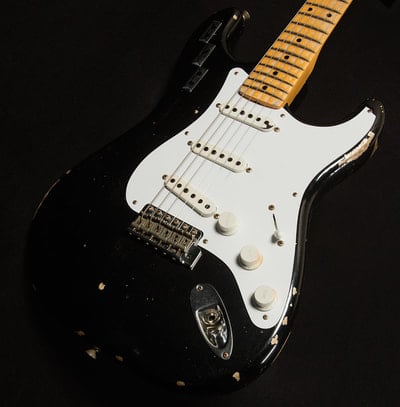 Private Collection H.A.R. Stratocaster body side