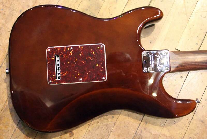 Rarities Flame Maple Top Stratocaster Body Back