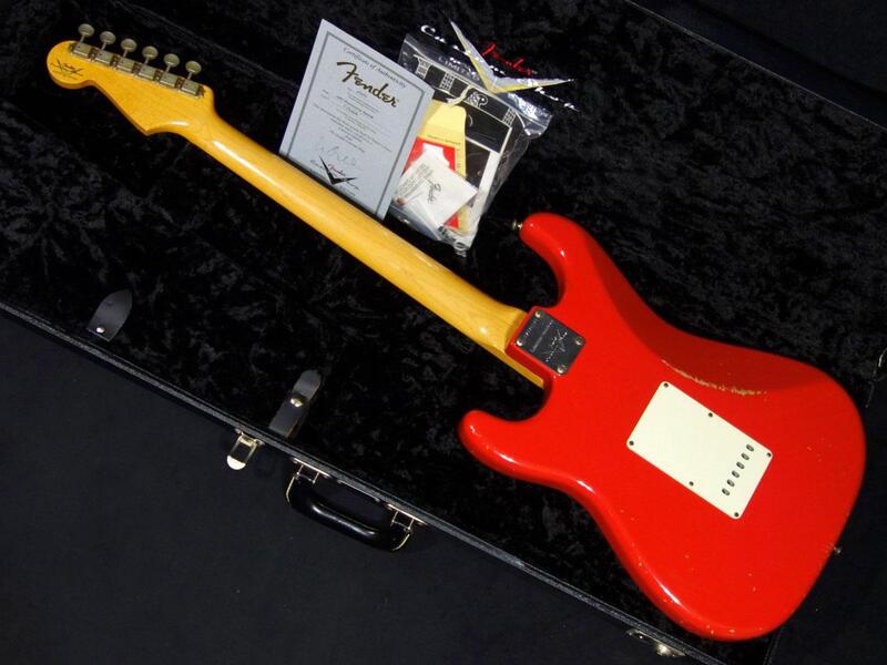 Limited Edition 1960's Stratocaster Relic Fiesta Red back