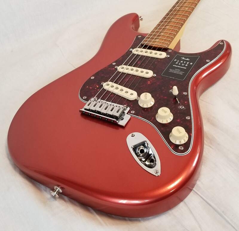 Player Plus Stratocaster slanted body